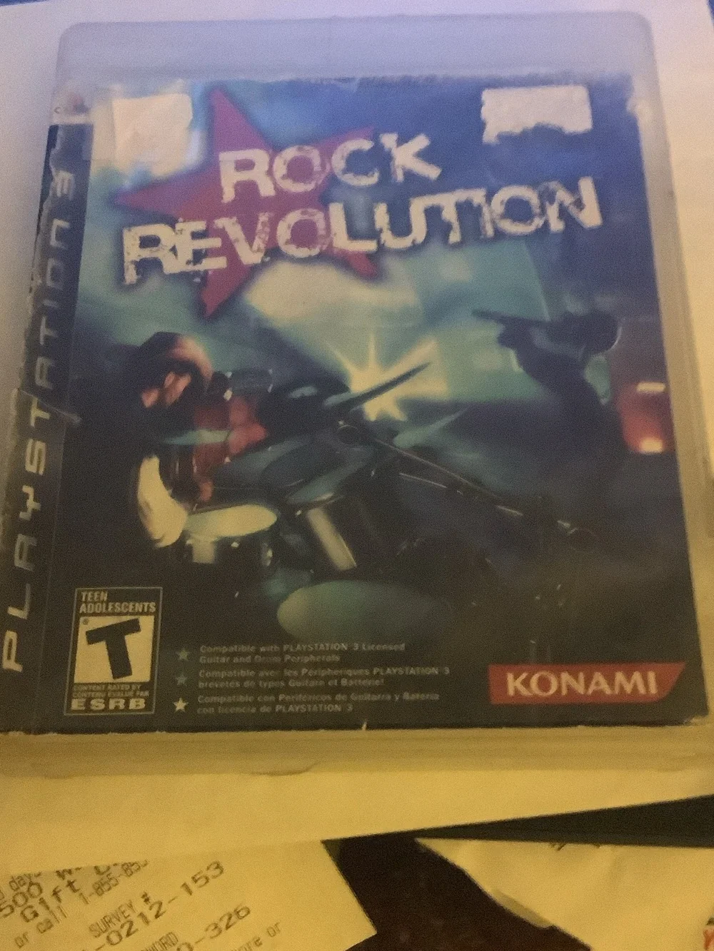 Rock Revolution PlayStation 3 Game - Blue